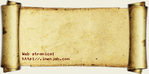 Sara Brzaković vizit kartica